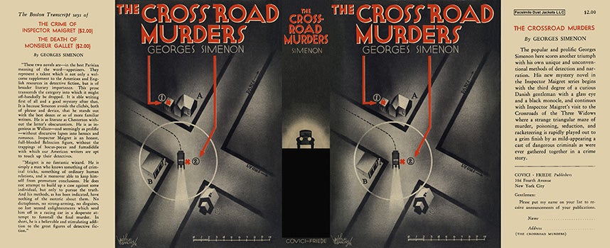 Item #10033 Cross Road Murders, The. Georges Simenon