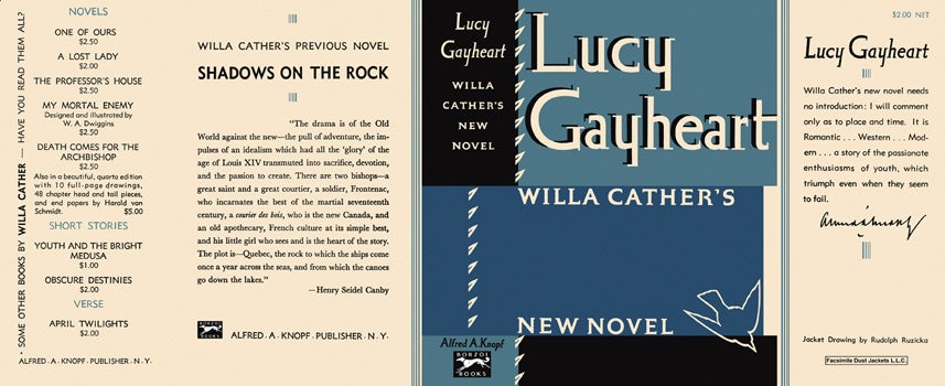 Item #10102 Lucy Gayheart. Willa Cather