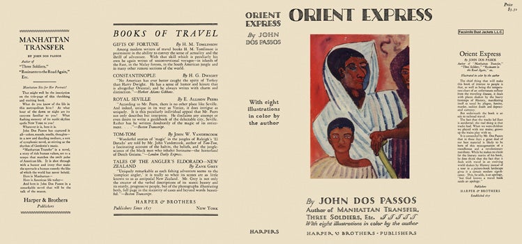 Item #10130 Orient Express. John Dos Passos