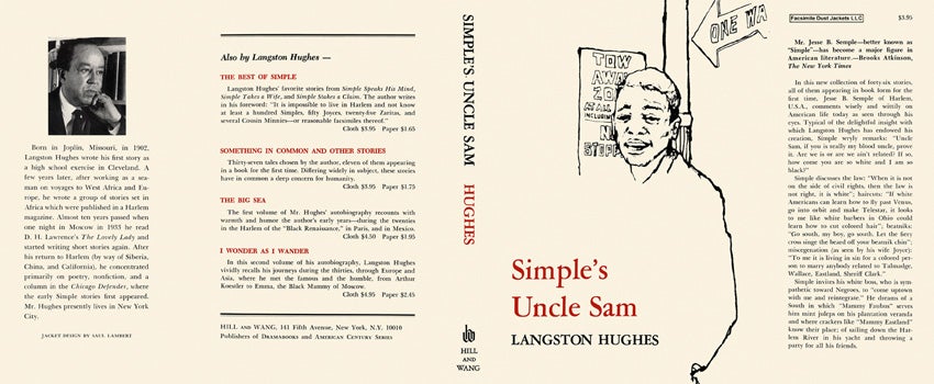 Item #10181 Simple's Uncle Sam. Langston Hughes