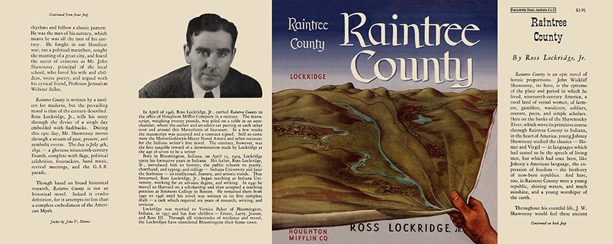 Item #10206 Raintree County. Ross Lockridge, Jr.