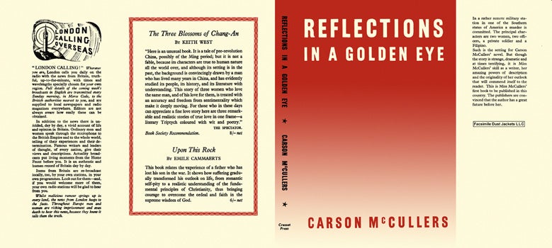Item #10240 Reflections in a Golden Eye. Carson McCullers