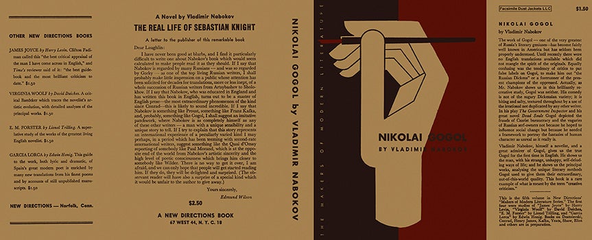 Item #10256 Nikolai Gogol. Vladimir Nabokov
