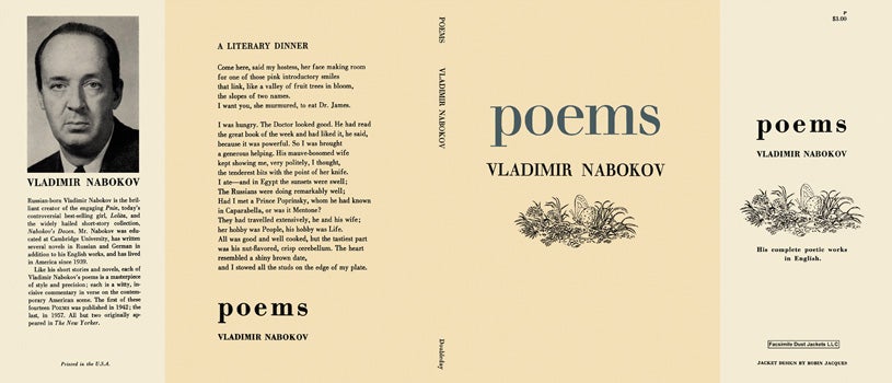 Item #10258 Poems. Vladimir Nabokov.