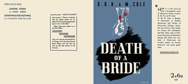 Item #10279 Death of a Bride. G. D. H. Cole, Margaret Cole