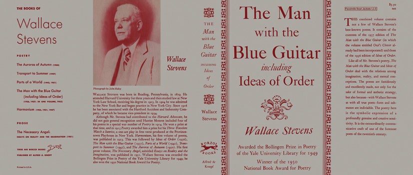 Item #10305 Man with the Blue Guitar Including Ideas of Order, The. Wallace Stevens.
