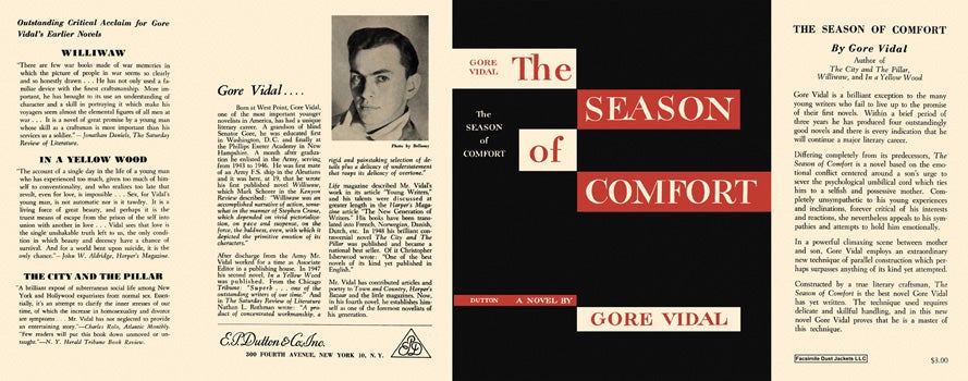 Item #10324 Season of Comfort, The. Gore Vidal