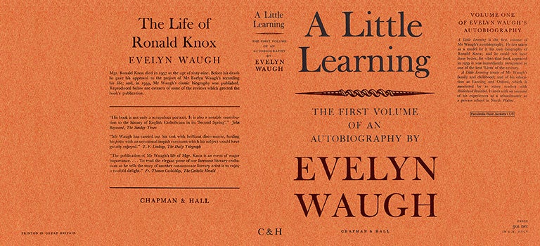Item #10327 Little Learning: The First Volume of an Autobiography, A. Evelyn Waugh