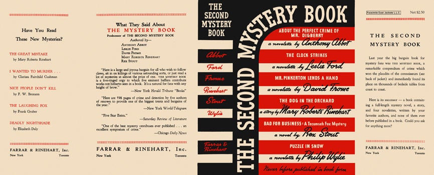 Item #105 Second Mystery Book, The (including the novel "Bad for Business"). Anthology