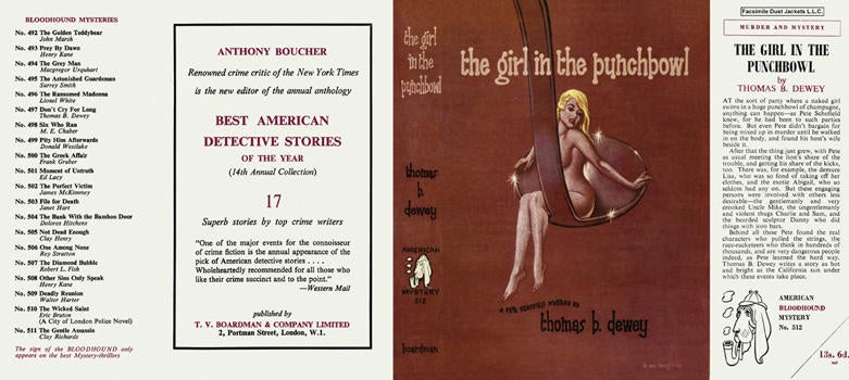 Item #1061 Girl in the Punchbowl, The. Thomas B. Dewey.