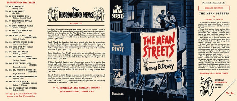 Item #1066 Mean Streets, The. Thomas B. Dewey