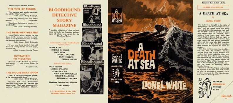 Item #10675 Death at Sea, A. Lionel White