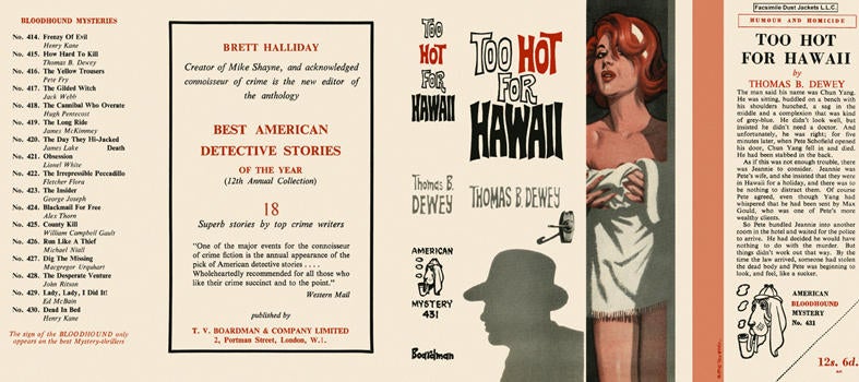 Item #1072 Too Hot for Hawaii. Thomas B. Dewey.
