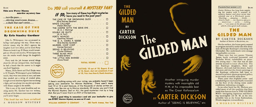 Item #1083 Gilded Man, The. Carter Dickson.