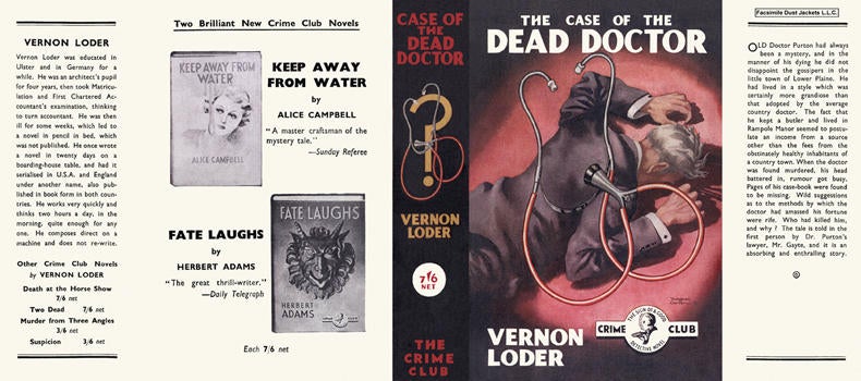 Item #10862 Case of the Dead Doctor, The. Vernon Loder