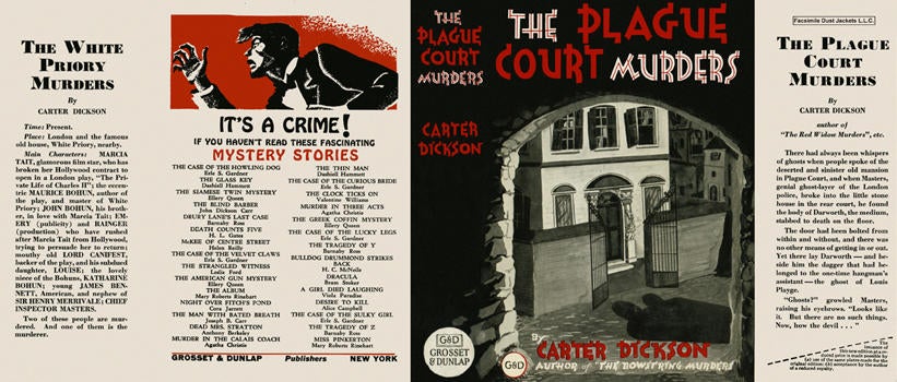 Item #1091 Plague Court Murders, The. Carter Dickson