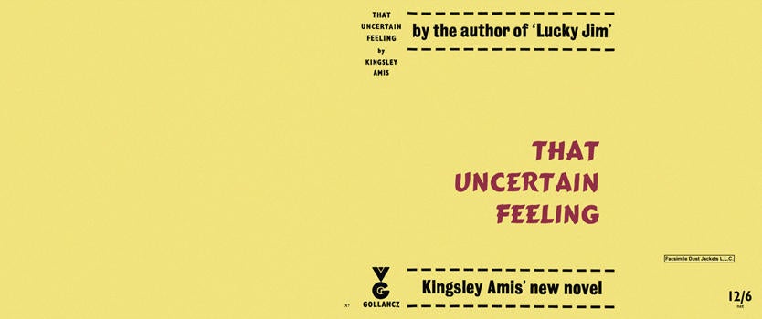 Item #10959 That Uncertain Feeling. Kingsley Amis