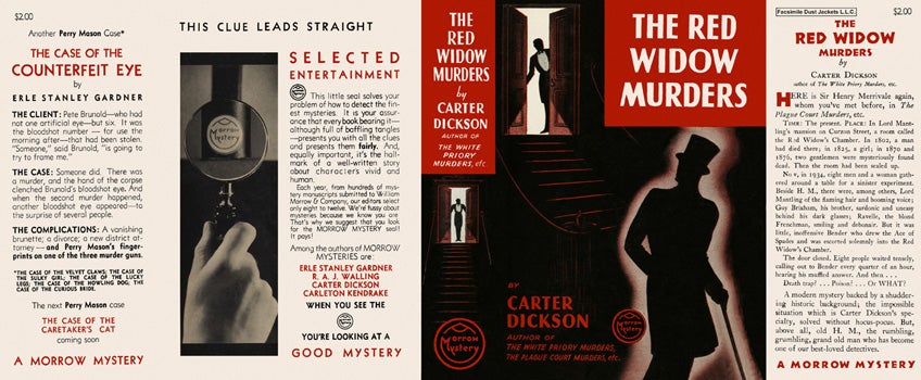 Item #1098 Red Widow Murders, The. Carter Dickson.