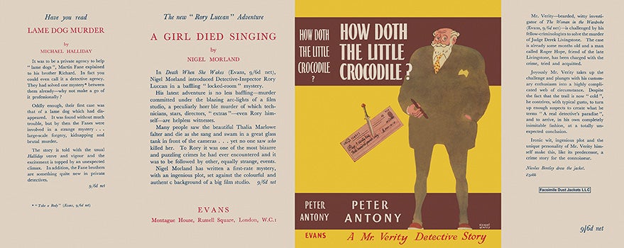 Item #11026 How Doth the Little Crocodile? Peter Antony