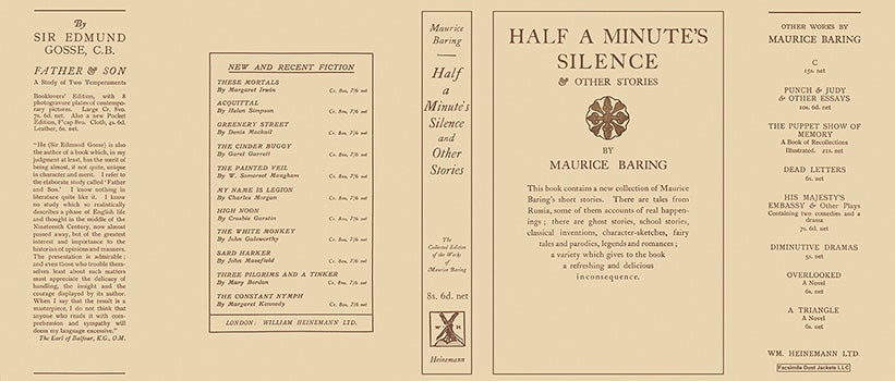 Item #11128 Half a Minute's Silence and Other Stories. Maurice Baring