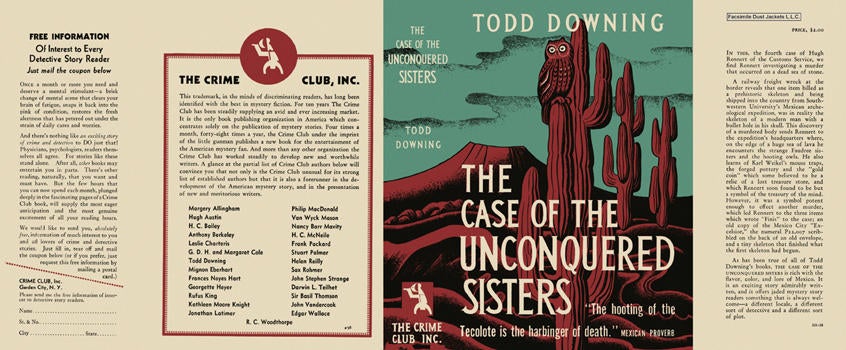 Item #1121 Case of the Unconquered Sisters, The. Todd Downing