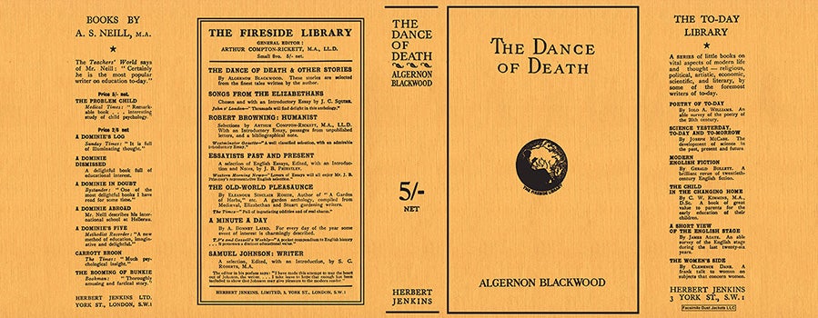 Item #11317 Dance of Death, The. Algernon Blackwood