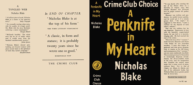 Item #11324 Penknife in My Heart, A. Nicholas Blake