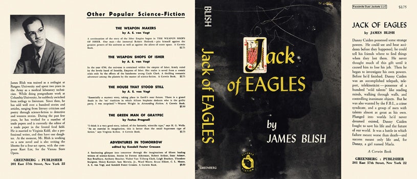 Item #11331 Jack of Eagles. James Blish