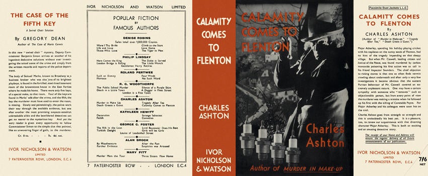 Item #114 Calamity Comes to Flenton. Charles Ashton