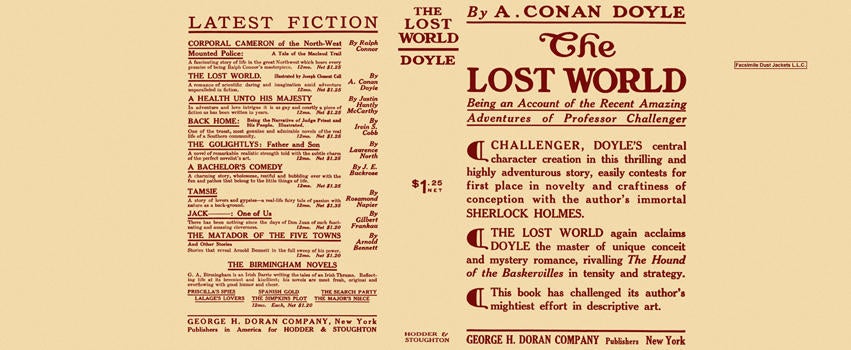 Item #1142 Lost World, The. Sir Arthur Conan Doyle