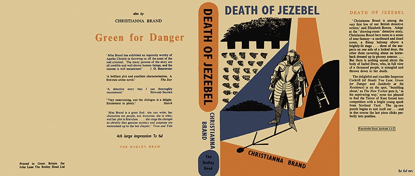 Item #11425 Death of Jezebel. Christianna Brand