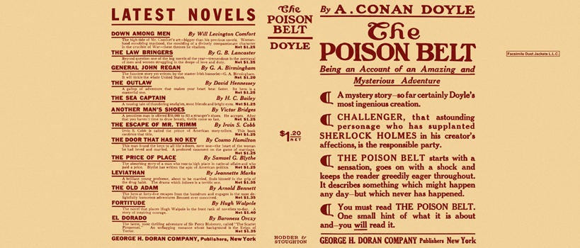 Item #1145 Poison Belt, The. Sir Arthur Conan Doyle