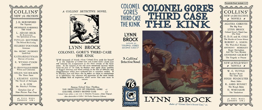 Item #11456 Colonel Gore's Third Case, The Kink. Lynn Brock
