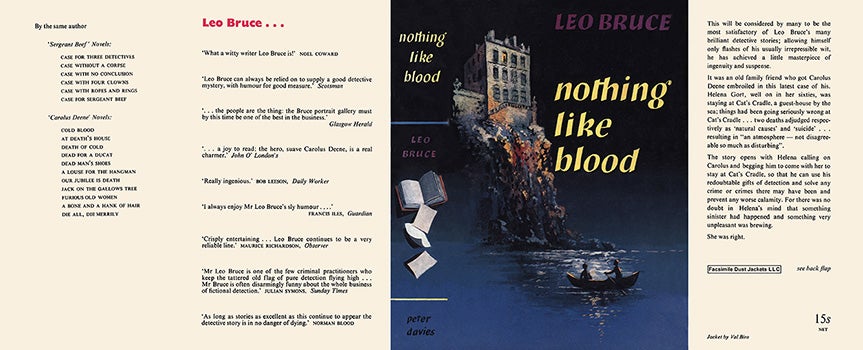 Item #11505 Nothing Like Blood. Leo Bruce.