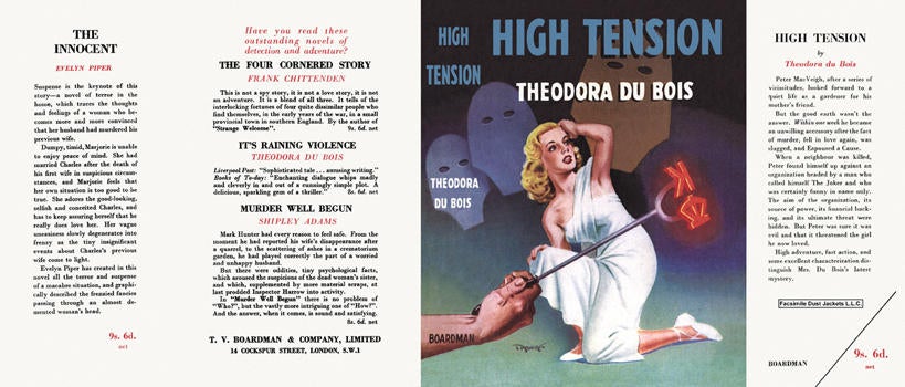 Item #1152 High Tension. Theodora DuBois.