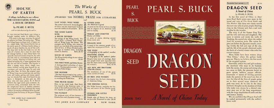 Item #11527 Dragon Seed. Pearl S. Buck