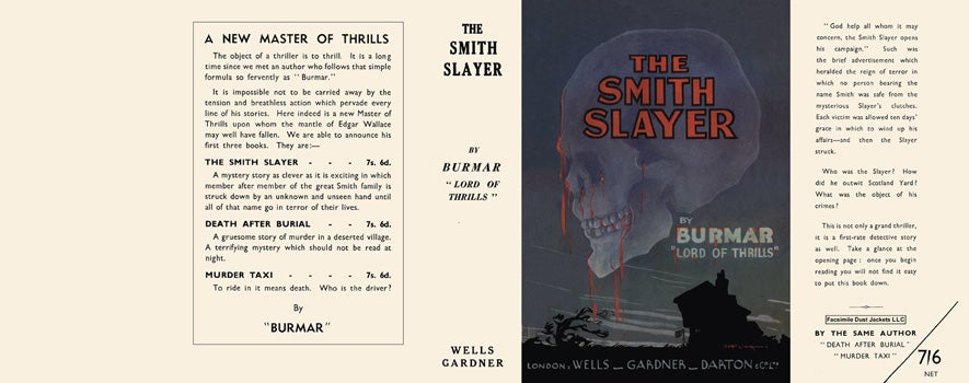 Item #11538 Smith Slayer, The. Burmar