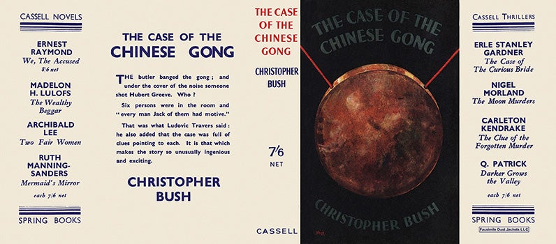 Item #11555 Case of the Chinese Gong, The. Christopher Bush