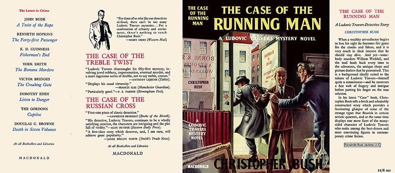 Item #11564 Case of the Running Man, The. Christopher Bush.