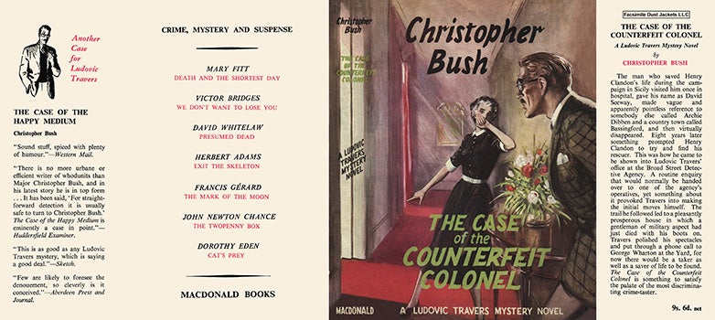Item #11573 Case of the Counterfeit Colonel, The. Christopher Bush