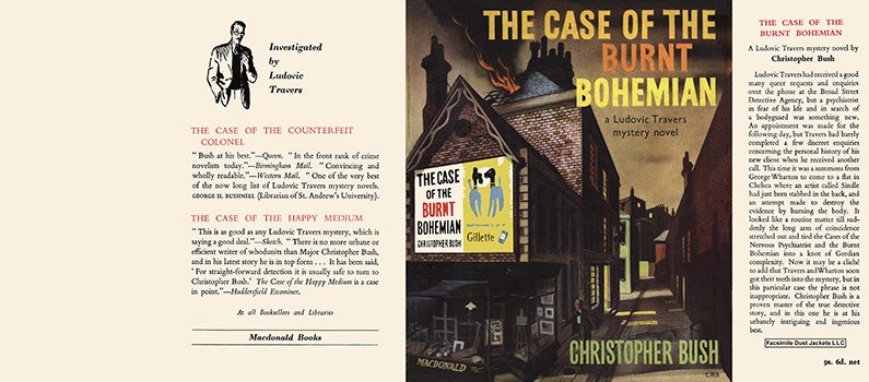 Item #11575 Case of the Burnt Bohemian, The. Christopher Bush