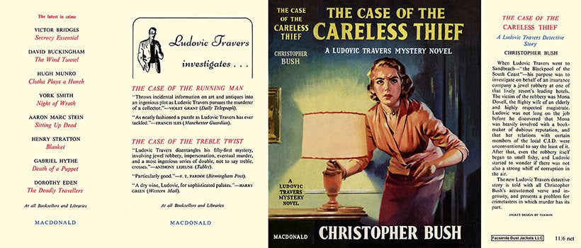 Item #11582 Case of the Careless Thief, The. Christopher Bush