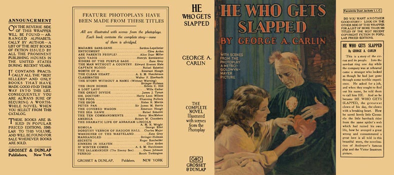 Item #11665 He Who Gets Slapped. George A. Carlin