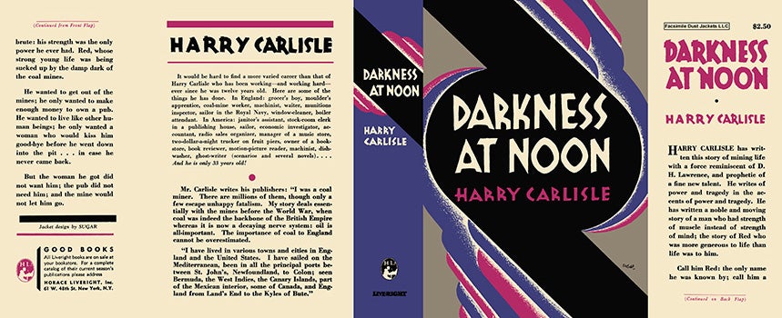 Item #11666 Darkness at Noon. Harry Carlisle