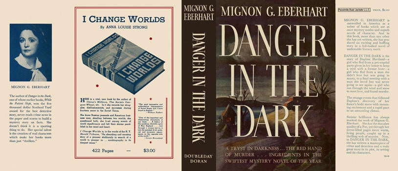 Item #1168 Danger in the Dark. Mignon G. Eberhart