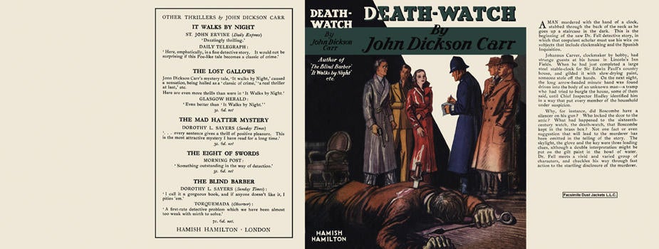 Item #11684 Death-Watch. John Dickson Carr