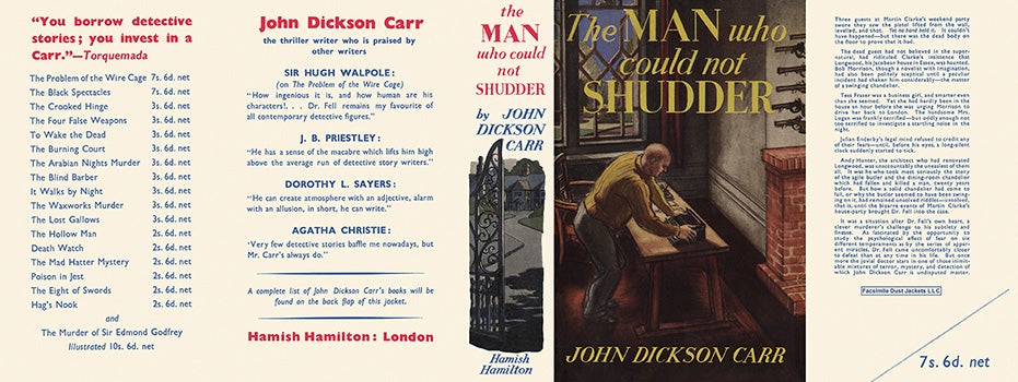 Item #11687 Man Who Could Not Shudder, The. John Dickson Carr.