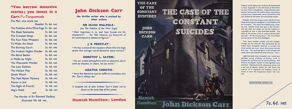 Item #11688 Case of the Constant Suicides, The. John Dickson Carr