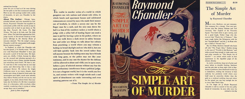Item #11728 Simple Art of Murder, The. Raymond Chandler
