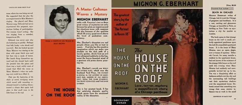 Item #1173 House on the Roof, The. Mignon G. Eberhart